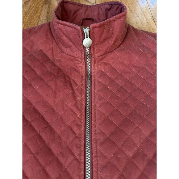 Outback Trading Company Women's Oilskin Quilted Vest Rust Size 2X Waterproof - Picture 6 of 12
